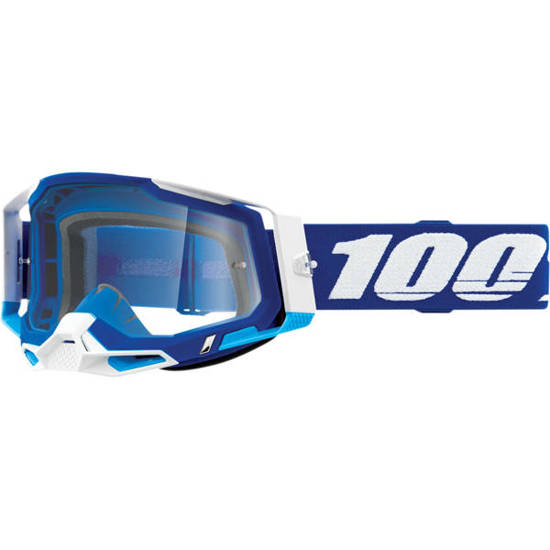 Gogle 100% Racecraft 2 Blue Szyba Przezroczysta